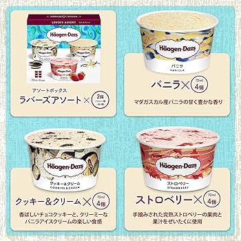 Amazon.co.jp: 【公式】ハーゲンダッツ アソートボックスセット